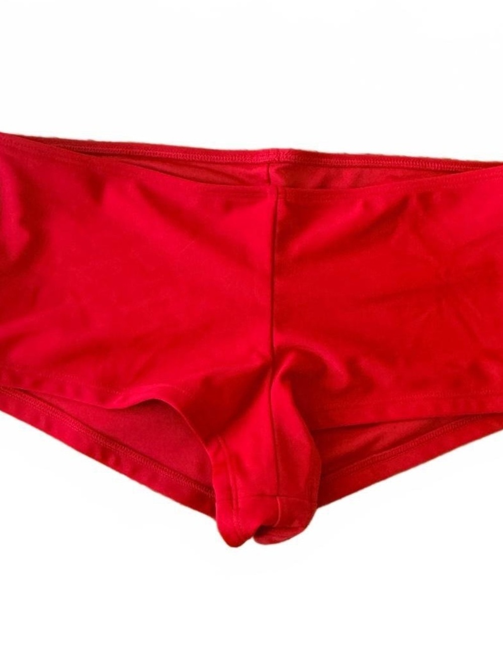 NWOT Forever 21 Red Boyshort Bikini Bottoms Swim Costume Size M